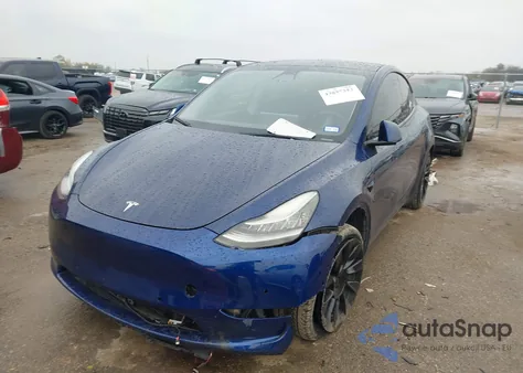 2021 Tesla Model Y Long Range Dual Motor All-Wheel Drive из США, поврежденный, VIN 5YJYGDEE0MF120625